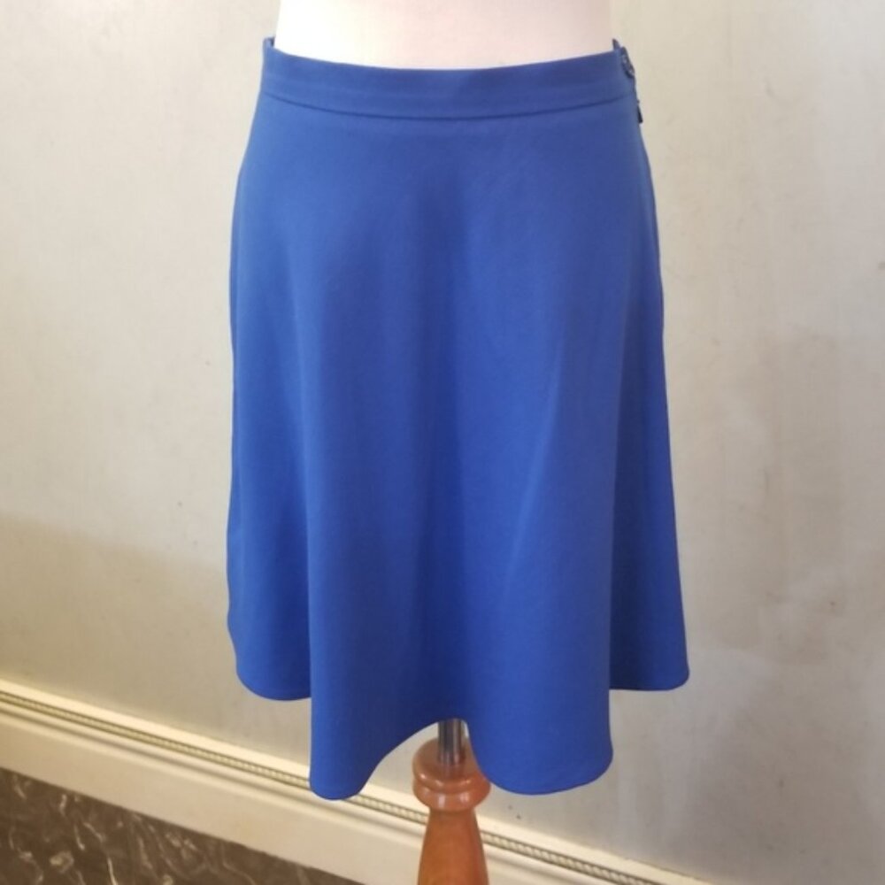 French Connection blue mini A-Line skirt size 6 (189)
